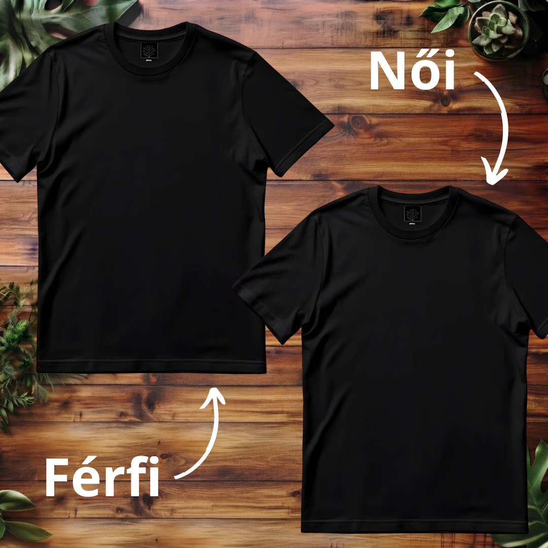 Egyedi Páros Póló (fekete)
