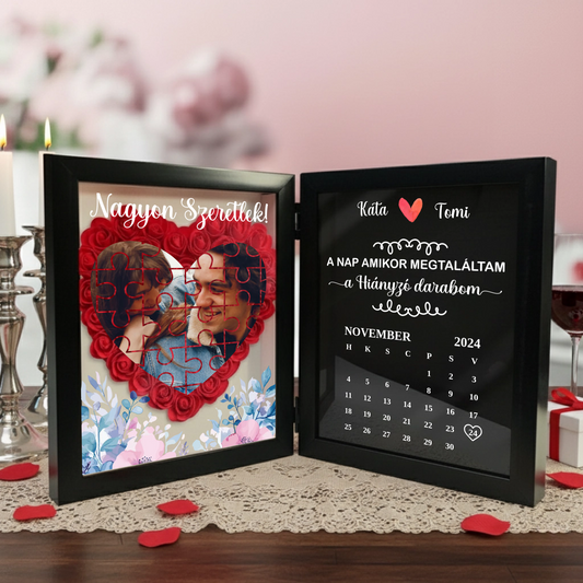 Egyedi Emlékdoboz - Szerelmetek dátumával