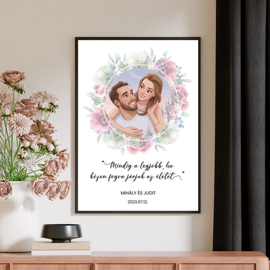 Disney kézen fogva - egyedi poszter