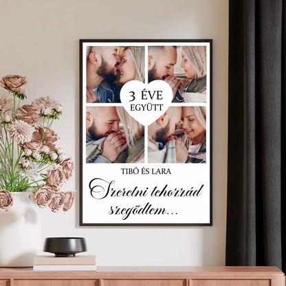 Évforduló - egyedi poszter