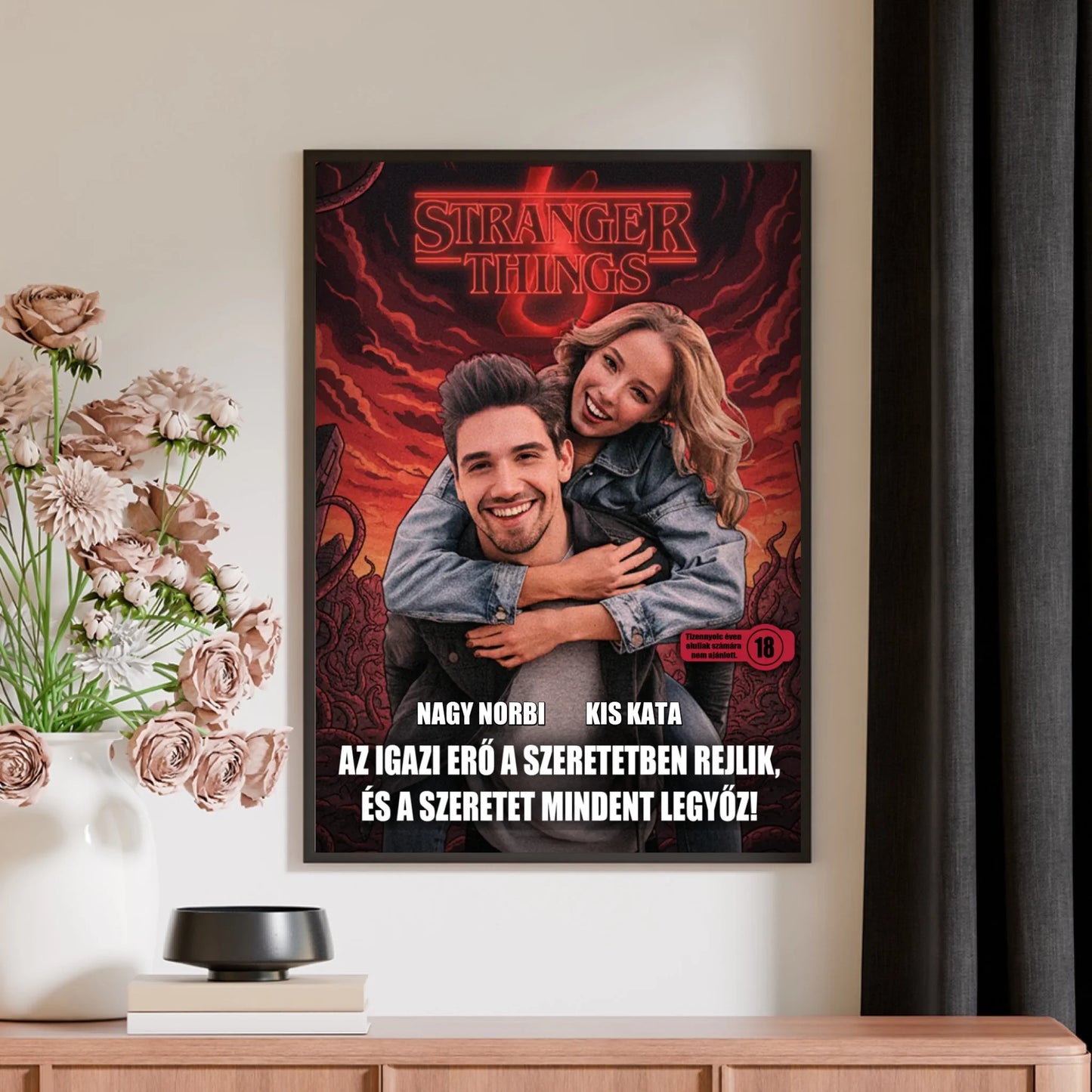 Stranger Things - egyedi falikép