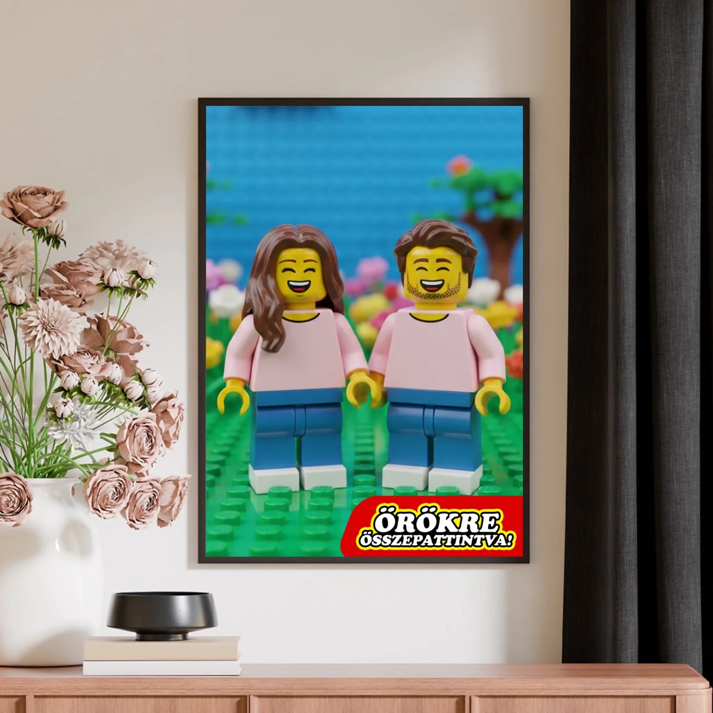 LEGO stílusban a képetek - INGYEN EGYEDI AJÁNDÉK FALIKÉP