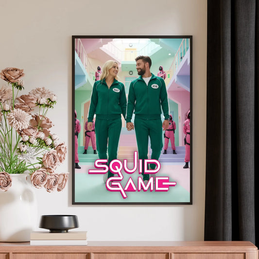 Squid Game stílusban a képetek - INGYEN EGYEDI AJÁNDÉK FALIKÉP