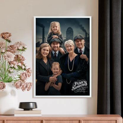 Peaky Blinders stíilusban családi képetek - INGYEN EGYEDI AJÁNDÉK FALIKÉP