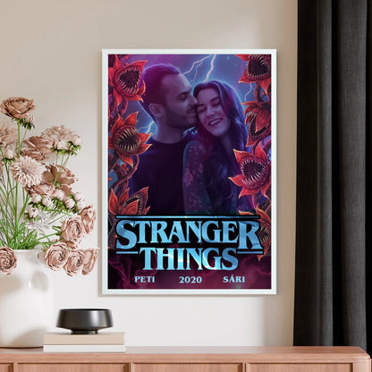 Stranger Things szerelmes 2 - INGYEN EGYEDI AJÁNDÉK FALIKÉP