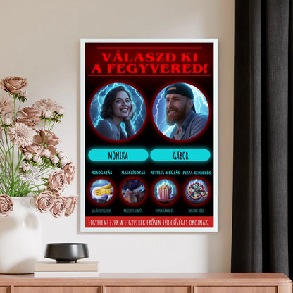 Stranger Things válaszd ki az eszközöd - INGYEN EGYEDI AJÁNDÉK FALIKÉP