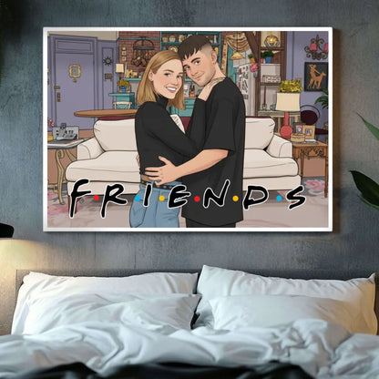 Friends Egyedi Poszter